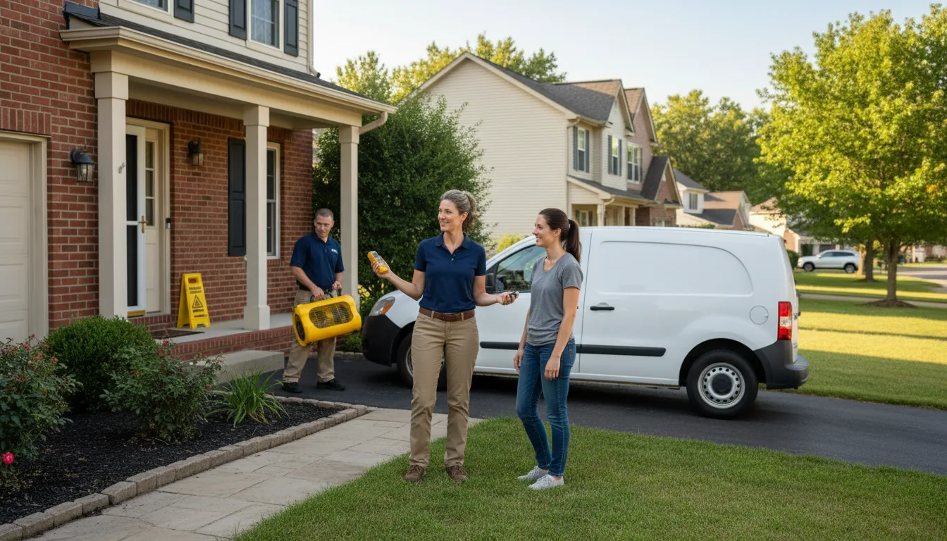 Water restoration image for Home Water Damage Repair in Tigrett, TN